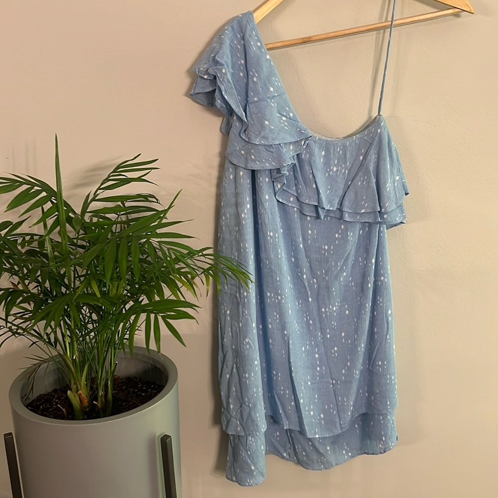 Charles Henry One Shoulder Dress Small